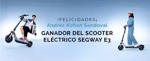 ¡Sorteo de Scooter! promotional banner